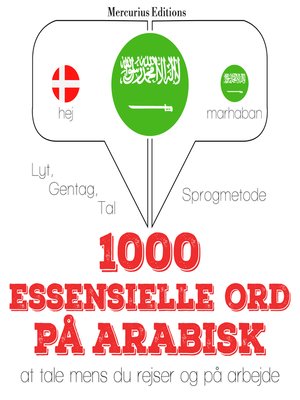 cover image of 1000 essentielle ord på arabisk